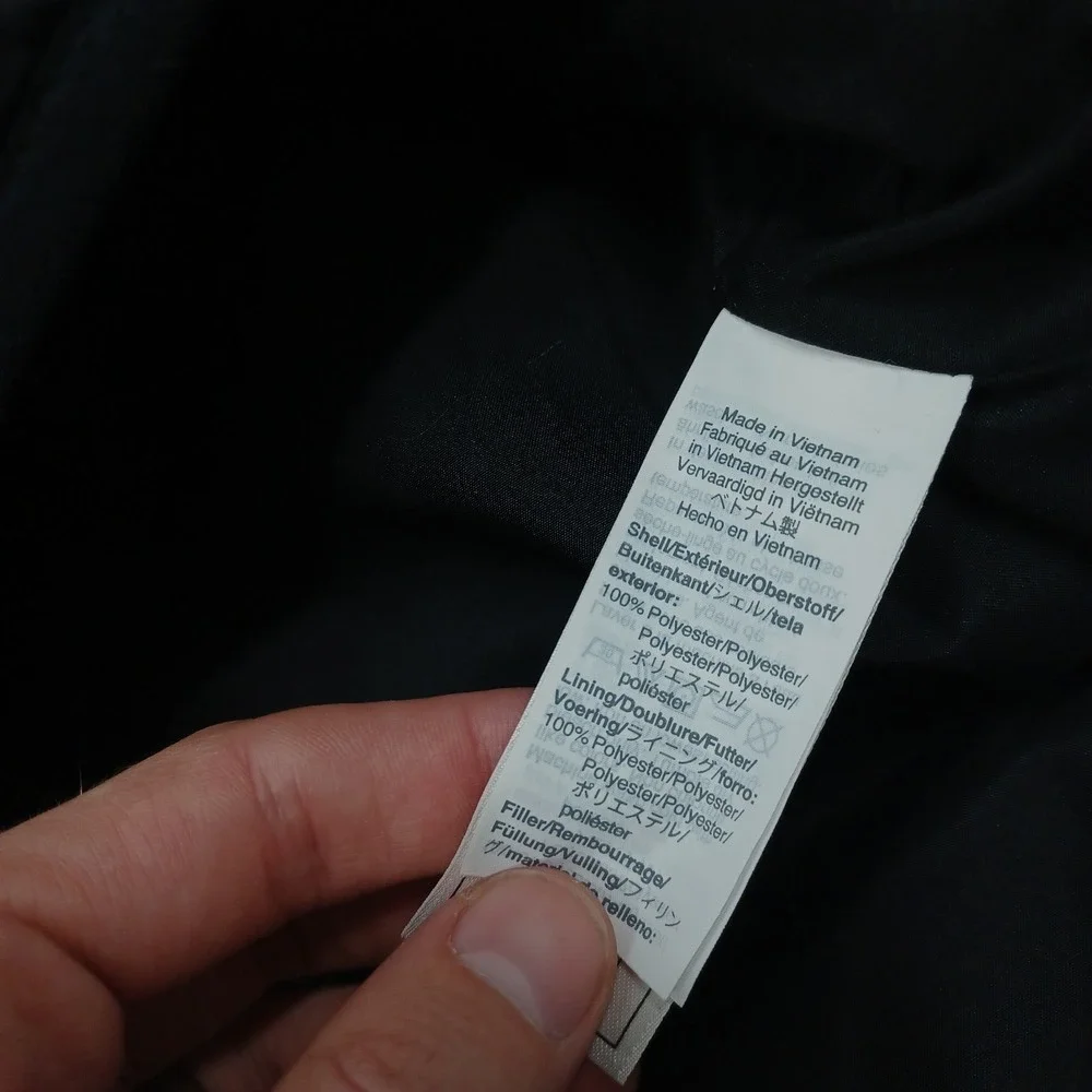 J Crew Vest Womens Large Black‎ Quilted Pockets Full Zip Casual Preppy
